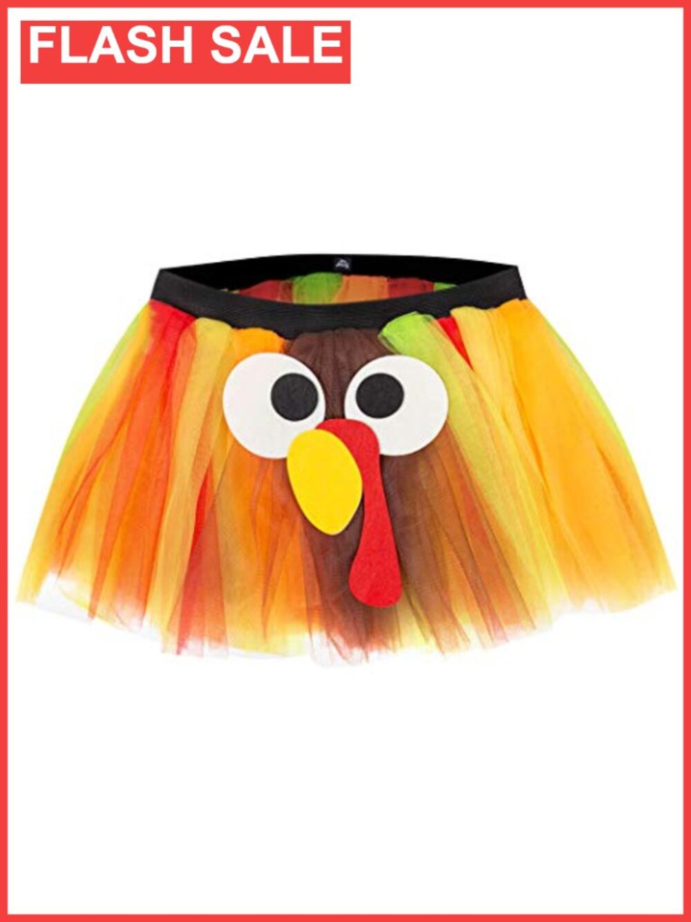 Turkey Trot Tutu Skirt Thanksgiving Running Costume Adult Tulle
